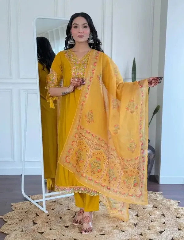 Yellow_Viscose_Embroidered_Salwar_Suit_Set_for_Women