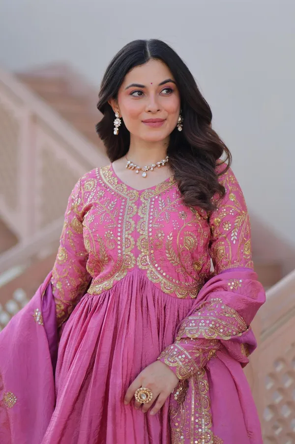 Pink_Printed_Anarkali_Suit_Set_for_Women