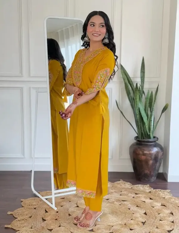 Yellow_Viscose_Embroidered_Salwar_Suit_Set_for_Women