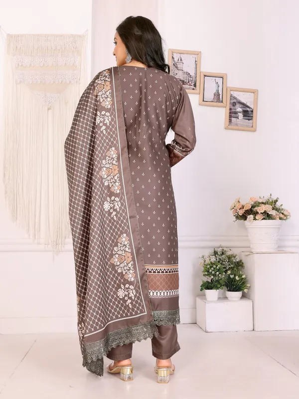 Brown_Printed_Straight_Salwar_Suit_Set_For_Women