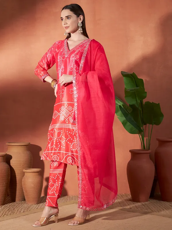 Red_Printed_Kurta_Pant_Dupatta_Set_for_Women