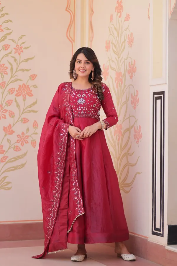 Maroon_Roman_Viscose_Embroidered_Suit_Set_for_Women