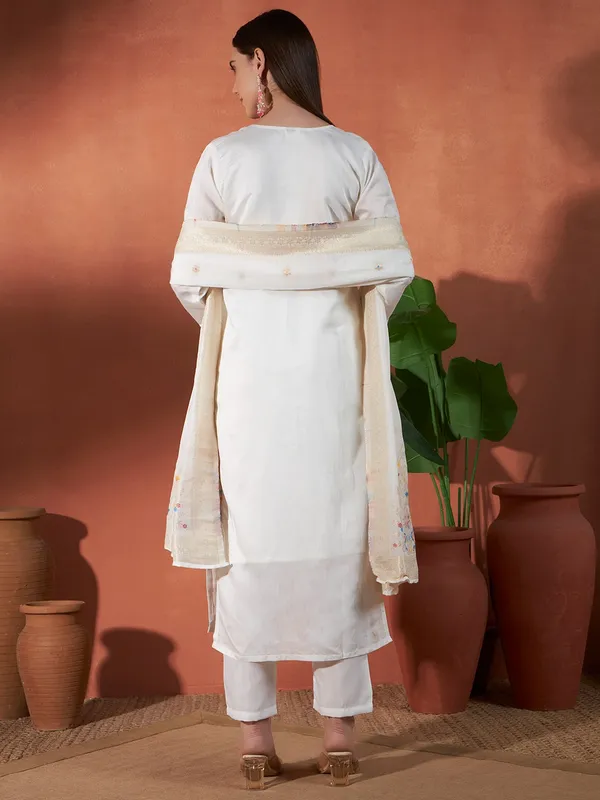 White_Embroidered_Straight_Kurta_Set_for_Women