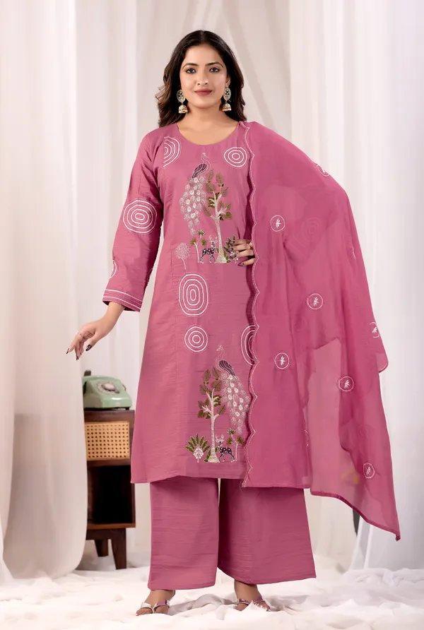 Pink_Cotton_Straight_Kurta_Set_For_Women