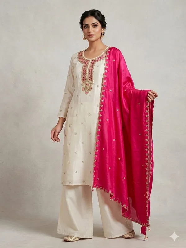 Cream_Embroidered_Ethnic_Kurta_Set_for_Women
