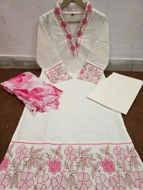 Pink_Floral_Embroidered_Kurta_Set_for_Women