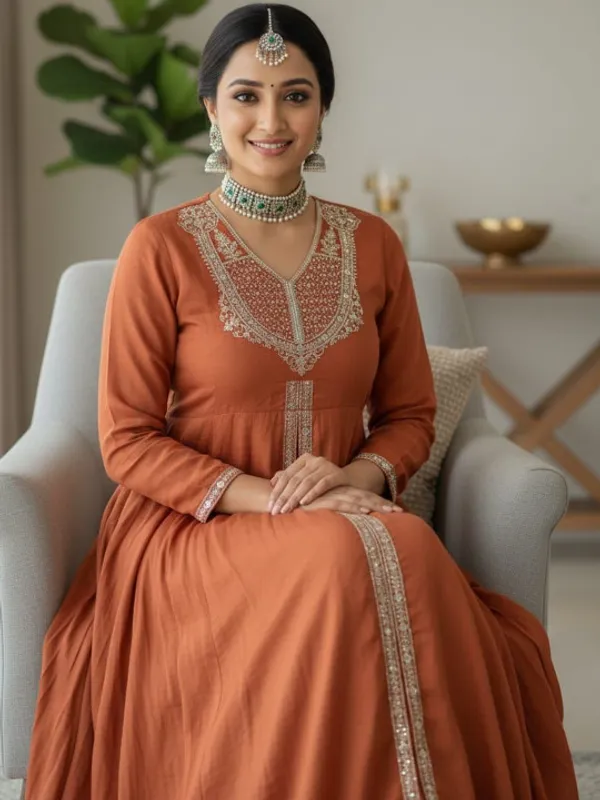 Rust_Mull_Roman_Anarkali_Suit_Set_for_Women