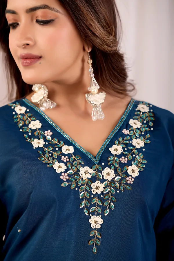 Blue_Cotton_Straight_Salwar_Suit_Set_For_Women