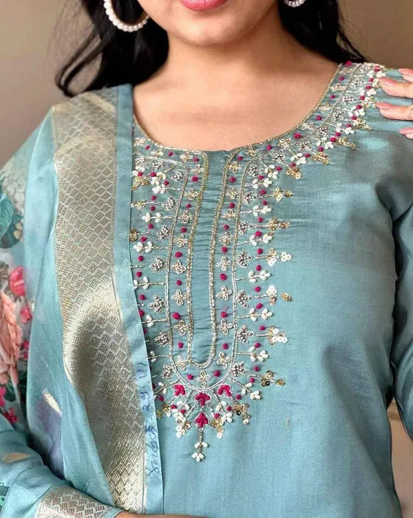 Blue_Embroidered_Straight_Kurta_With_Dupatta_for_Women