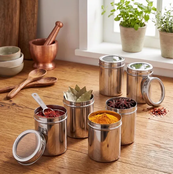 Stainless_Steel_Storage_Container_With_Transparent_Lid