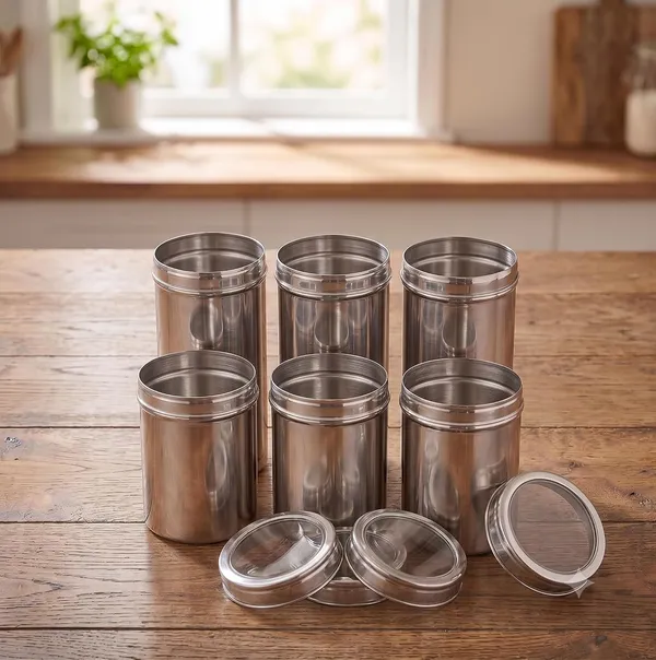 Stainless_Steel_Storage_Container_With_Transparent_Lid