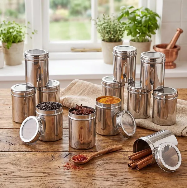 Stainless_Steel_Storage_Container_With_Transparent_Lid