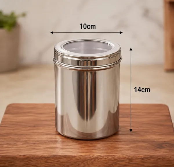 Stainless_Steel_Storage_Container_With_Transparent_Lid