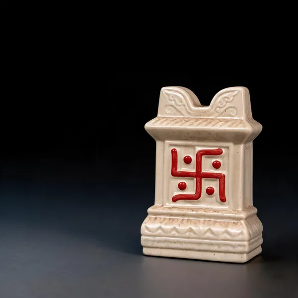 Ceramic_Traditional_Swastik_Pooja_Decor_Planter