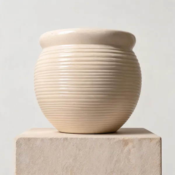 Ceramic_Indoor_Ribbed_Pattern_Planter