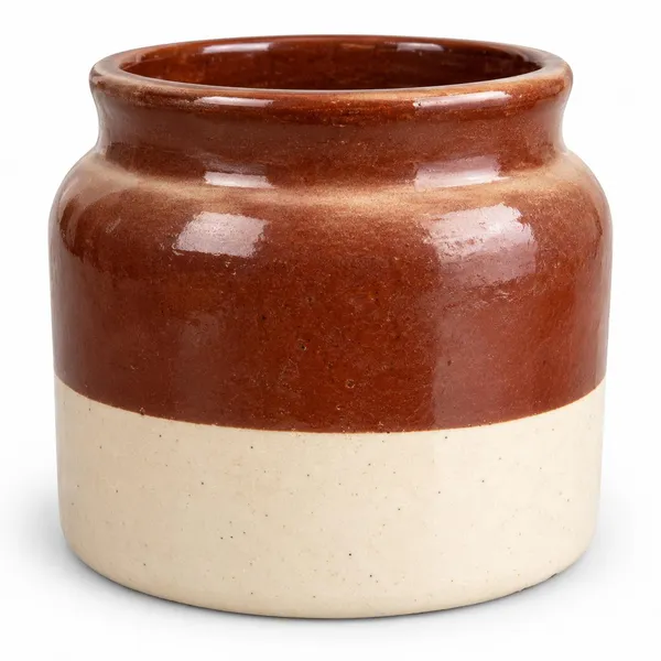 Ceramic_Rustic_Two_Tone_Decorative_Vase_-_Pack_of_2