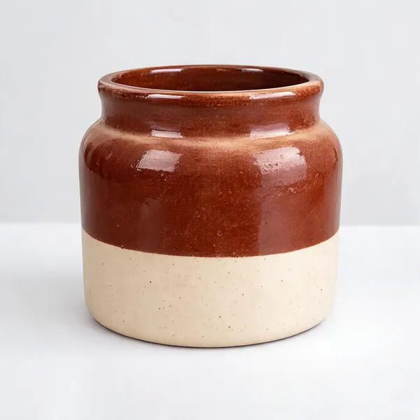 Ceramic_Rustic_Two_Tone_Decorative_Vase_-_Pack_of_2