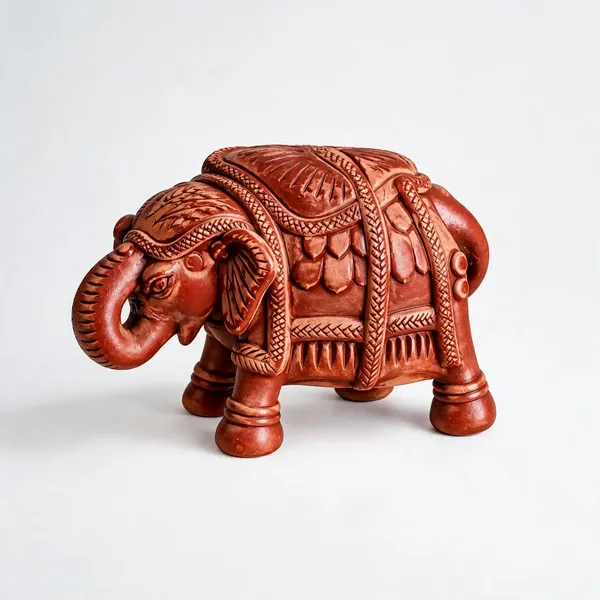 Terracotta_Carved_Elephant_Decorative_Showpiece