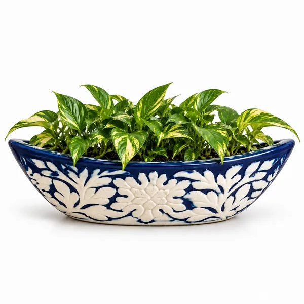 Ceramic_Decor_Blue_Floral_Pattern_Decorative_Bowl