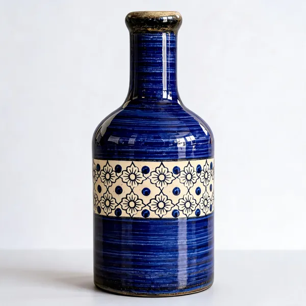 Ceramic_Traditional_Blue_Floral_Print_Decorative_Vase