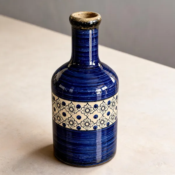 Ceramic_Traditional_Blue_Floral_Print_Decorative_Vase