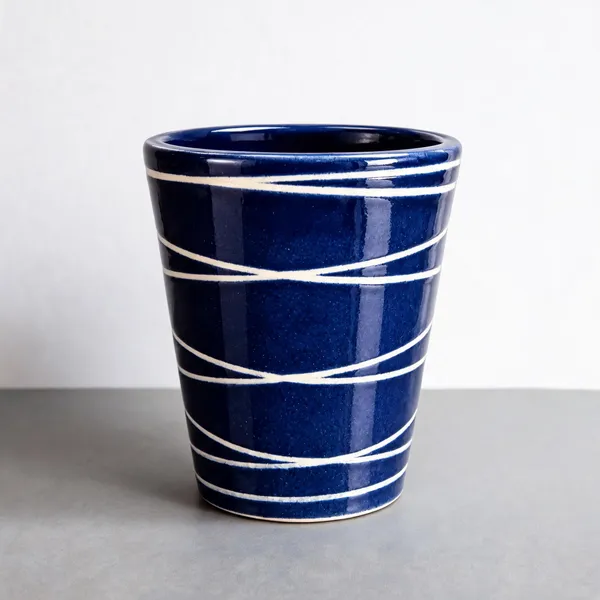 Ceramic_Modern_Blue_White_Striped_Planter