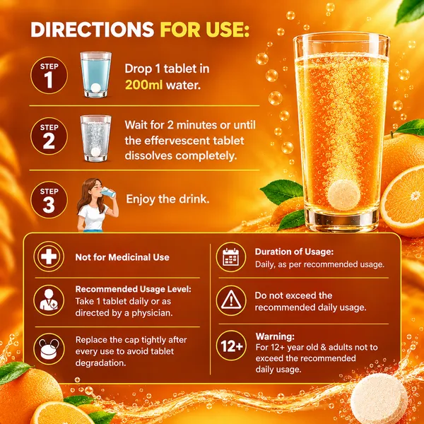 Vedantra_VYZZ_Orange_Flavour_Electrolyte_Effervescent_Tablets
