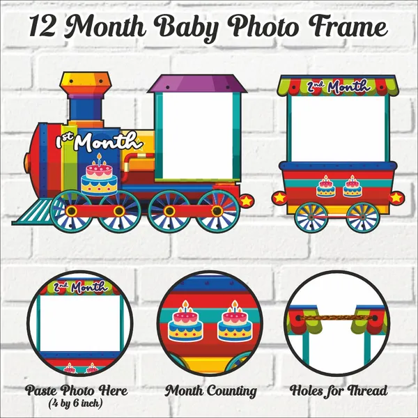 12_month_Baby_Photo_frame_and_Wall_Hanging_Decor