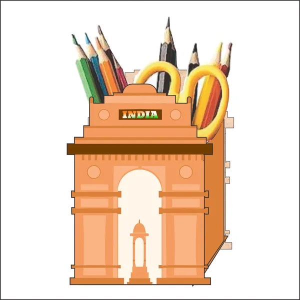 India_Theme_Pen_Stand_Wooden