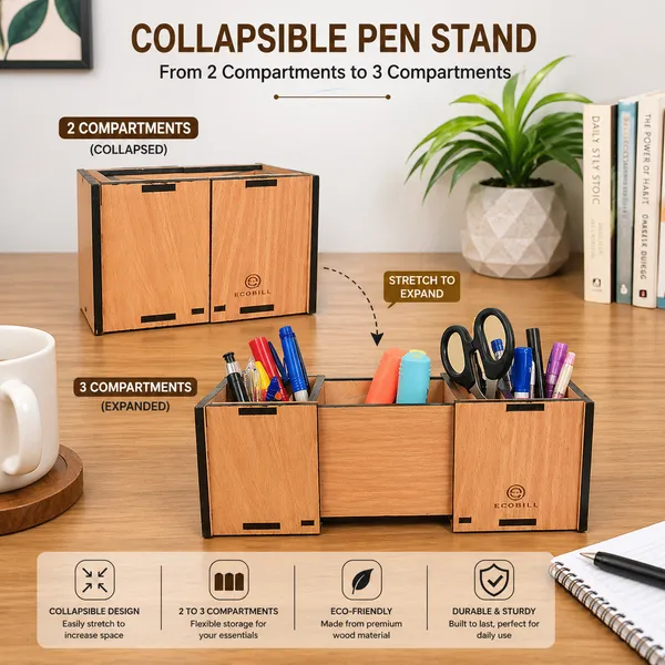Collapsible_Wooden_Pen_Stand_Organizer