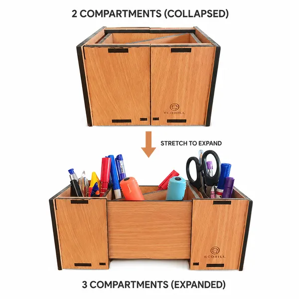 Collapsible_Wooden_Pen_Stand_Organizer