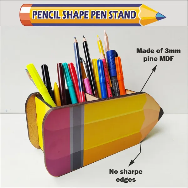 PENCIL_SHAPE_Pen_Stand_Wooden