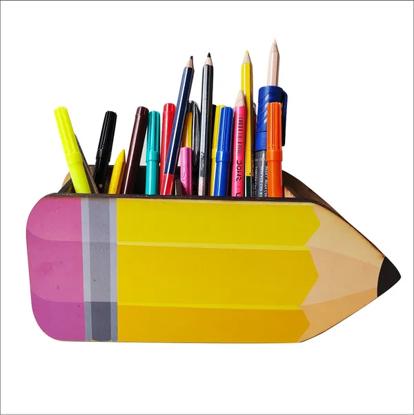 PENCIL_SHAPE_Pen_Stand_Wooden