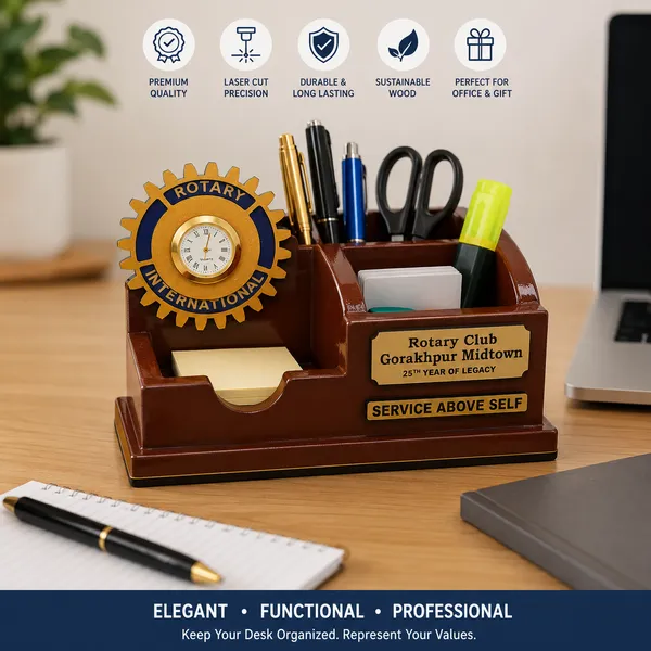 Premium_Customized_Wooden_Desk_Organizer_with_Clock_-_MOQ__50_pcs