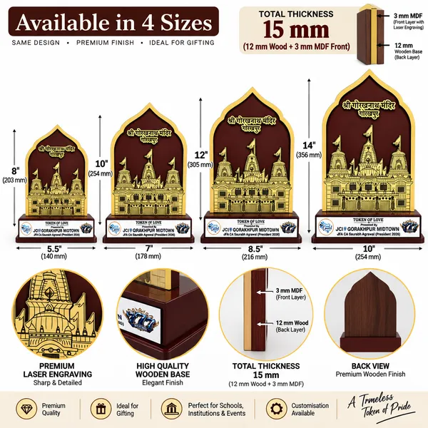 Premium_Shri_Gorakhnath_Mandir_Wooden_Memento