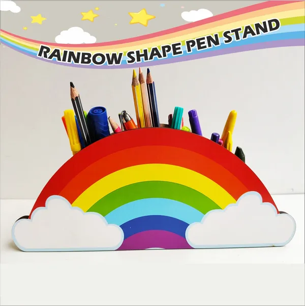 Rainbow_Theme_Pen_Stand_Wooden