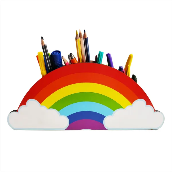 Rainbow_Theme_Pen_Stand_Wooden