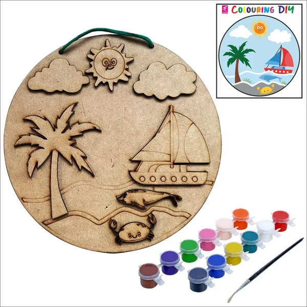 Sailing_Adventure_Wall_Decor_DIY_Colouring_kit_for_kids