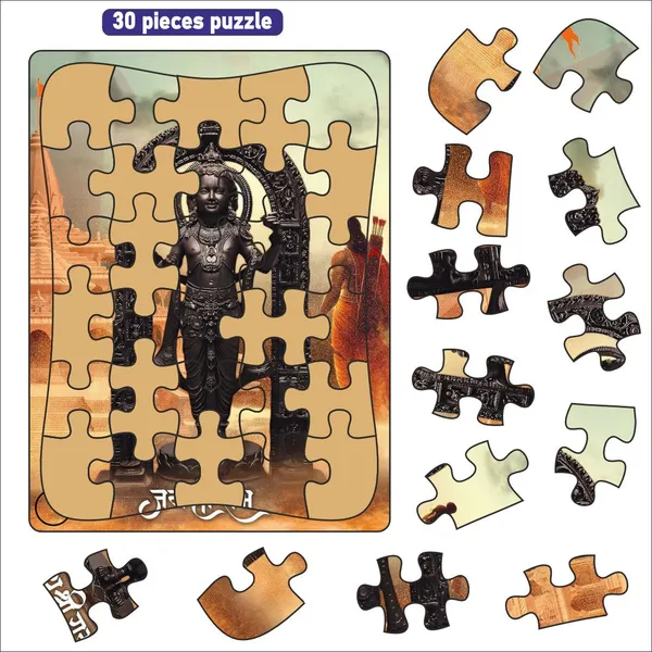 Shri_Ram_Lalla_Wooden_Jigsaw_Puzzle_:_Explore_Ayodhya'S_Majesty_With_Shri_Ramlalla'S_Serene_Design