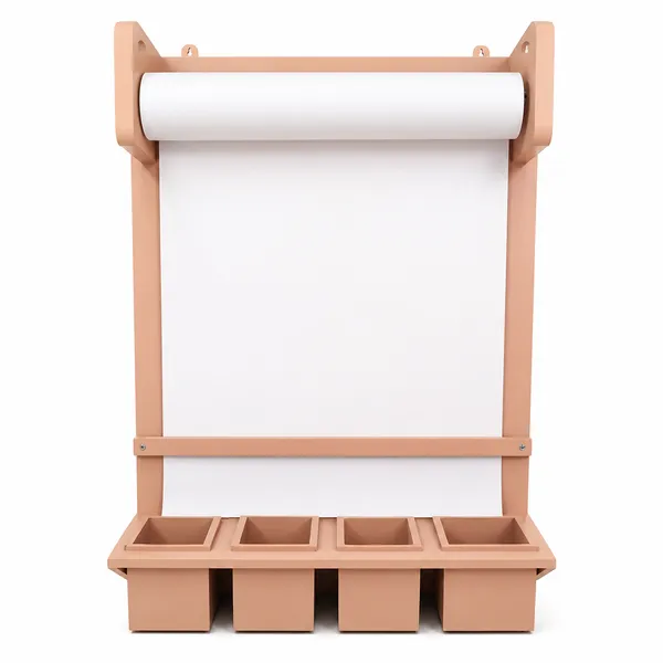 Wall_Mounted_Kids_Drawing_Board_Wooden