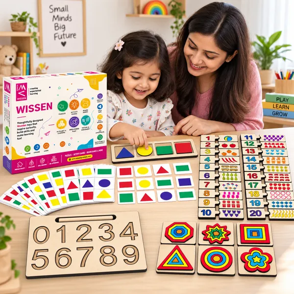 Wissen_Maths_Learning_Kit_for_Kids_Age_3–4_Years_|_4-in-1_Wooden_Educational_Toys_for_Toddlers_&_Preschoolers_|_Number_Puzzle,_Number_Tracing,_Shape_Matching_&_Pattern_Matching_Activity_Set