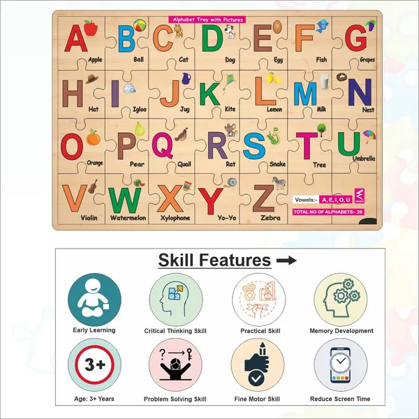 Wooden_Alphabet_A-Z_Jigsaw_Puzzle_12*18_inch_for_kids_with_puzzle_tray