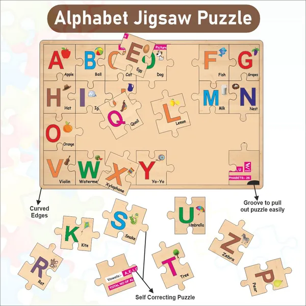 Wooden_Alphabet_A-Z_Jigsaw_Puzzlefor_Kids_With_Puzzle_Tray