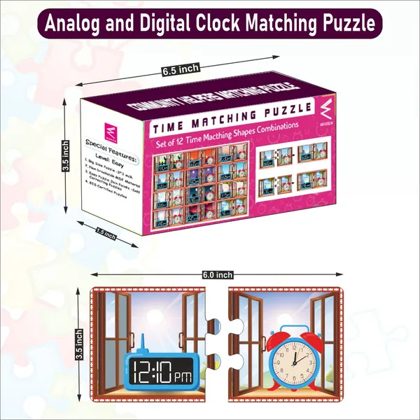 Wooden_Analog_and_Digital_Clock_Matching_Puzzle-3*3_inch_size_each_puzzle_-set_of_12_concepts