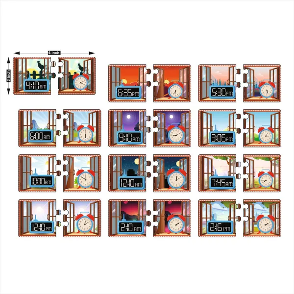 Wooden_Analog_And_Digital_Clock_Matching_Puzzleeach_Puzzle_-Set_Of_12_Concepts