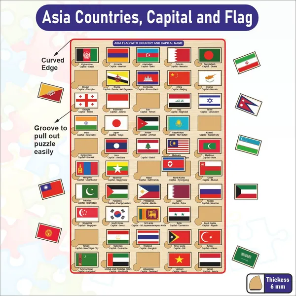 Wooden_Asia_Countries,_Capital_And_Flag_Learning_Educational_Puzzlefor_Kids