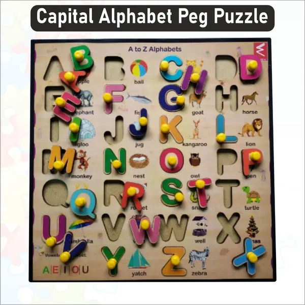 Wooden_Capital_Alphabet_Peg_Board_Puzzle-_12*12_inch
