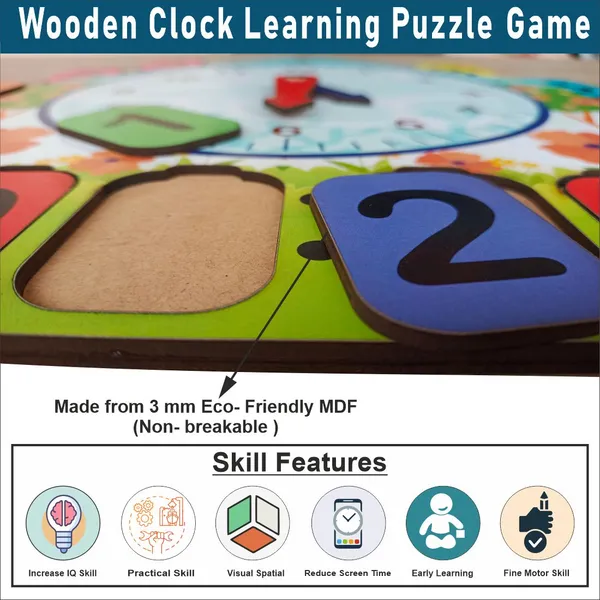 Wooden_Clock_Learning_Activity_Board_Game_For_Kids