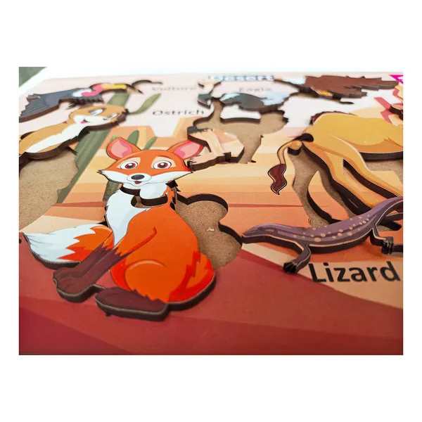 Wooden_Desert_Habitat_Learning_Puzzle_board_game_for_kids