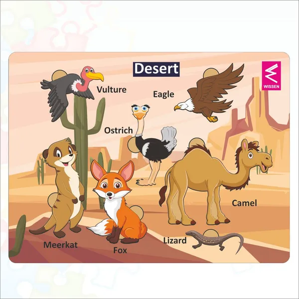 Wooden_Desert_Habitat_Learning_Puzzle_board_game_for_kids
